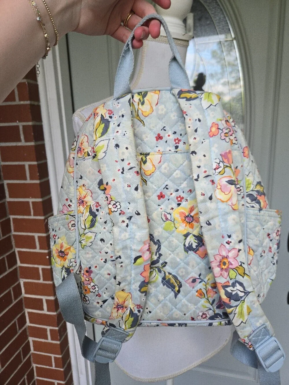 Vera Bradley Sea Air Floral Mini Backpack